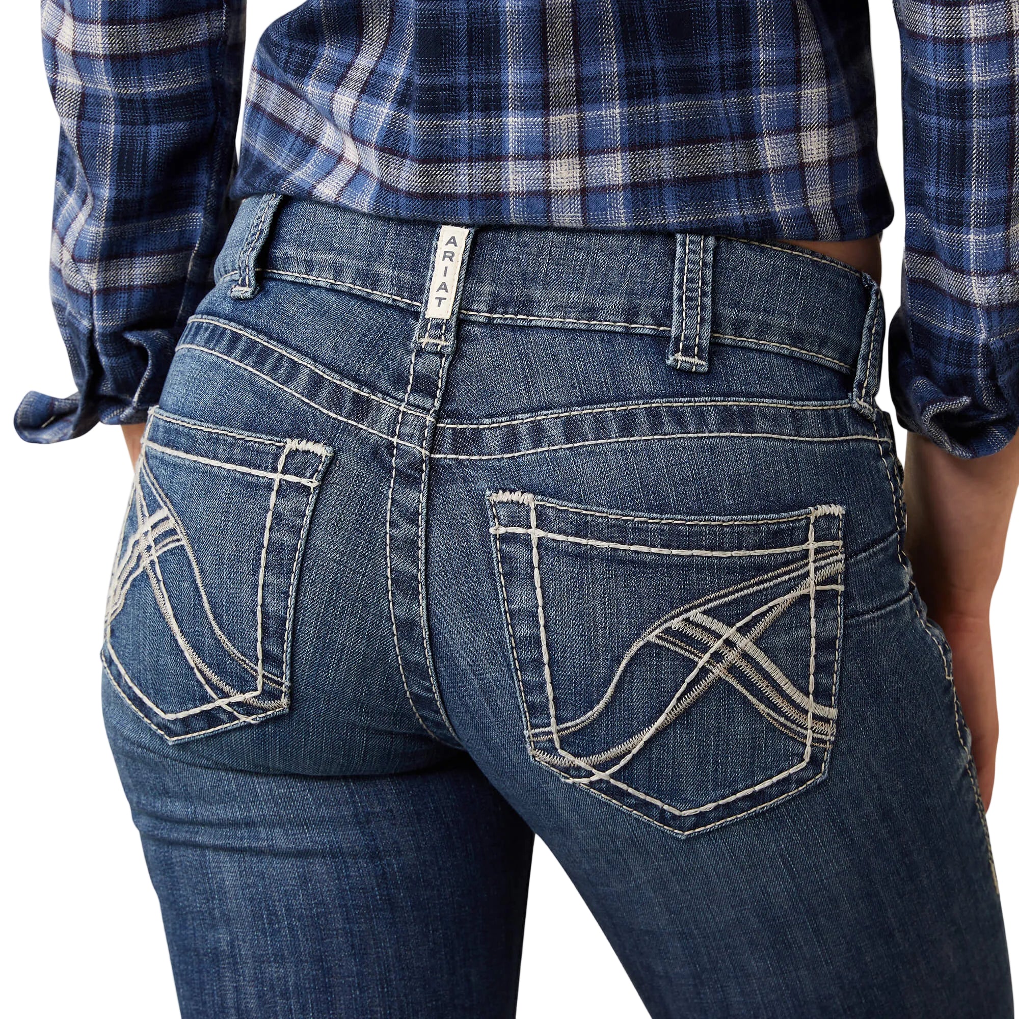 **Ariat Women's REAL Mid Rise Miriam Bootcut Jeans - Irvine - Image 4