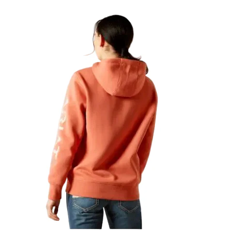 Ariat Women's Rebar Graphic Hoodie - Aragon Heather/Cameo - Image 2