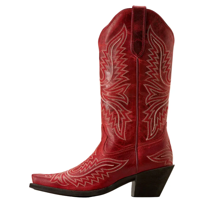 Ariat Women's Round UP Collins D Toe Western Boot - Grenadine - Image 2