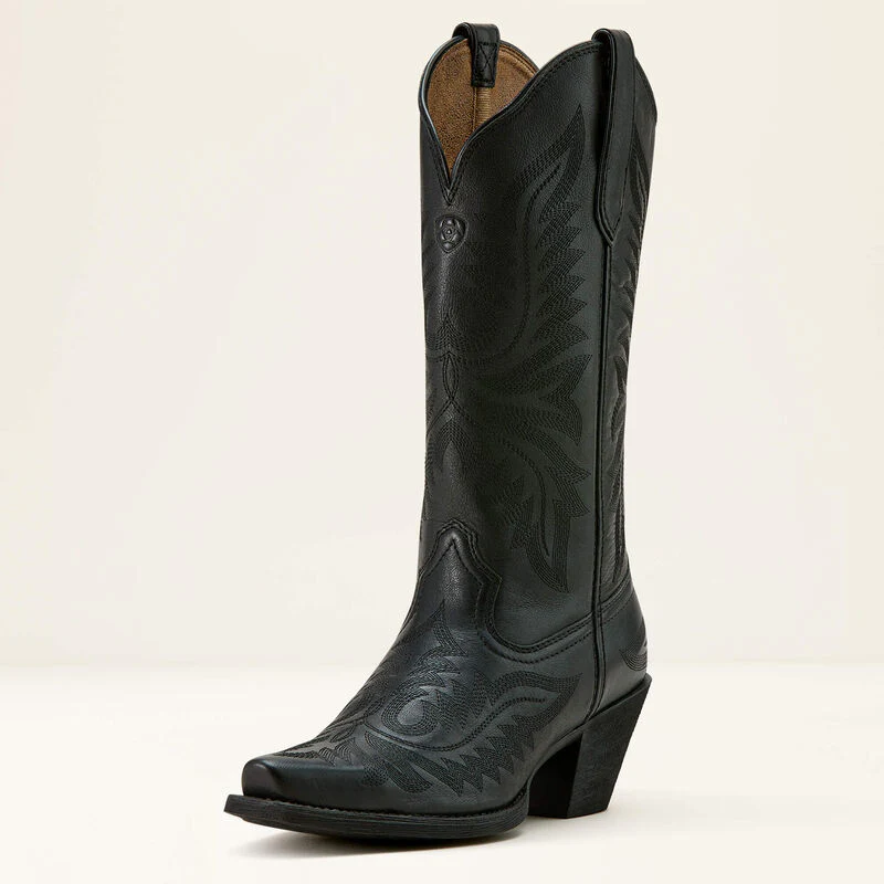 Ariat Women's Round Up Collins Western Boots - Supple Black