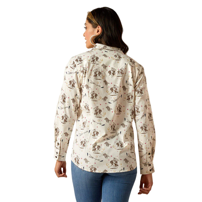 Ariat Women's Thrills N Spills Snap Long Sleeve Shirt - Image 2