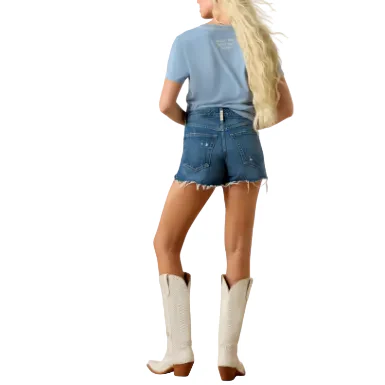 Ariat Women's Ultra High Rise Jazmine 3" Tomboy Shorts- Denver - Image 2