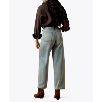 Ariat Women's Ultra High Rise Jazmine Barrel Jeans- Merrimack - Image 2