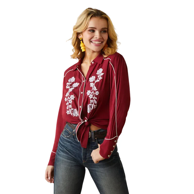 Ariat Women's Ultra High Rise Tomboy Straight Jeans - Bora Bora - Image 5