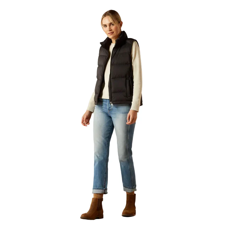 Ariat Women's Ultrapuff Down Vest - Black - Image 3