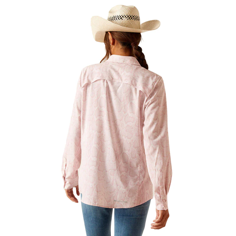 Ariat Women's VentTEK Long Sleeve Shirt - Pink Boa - Image 2