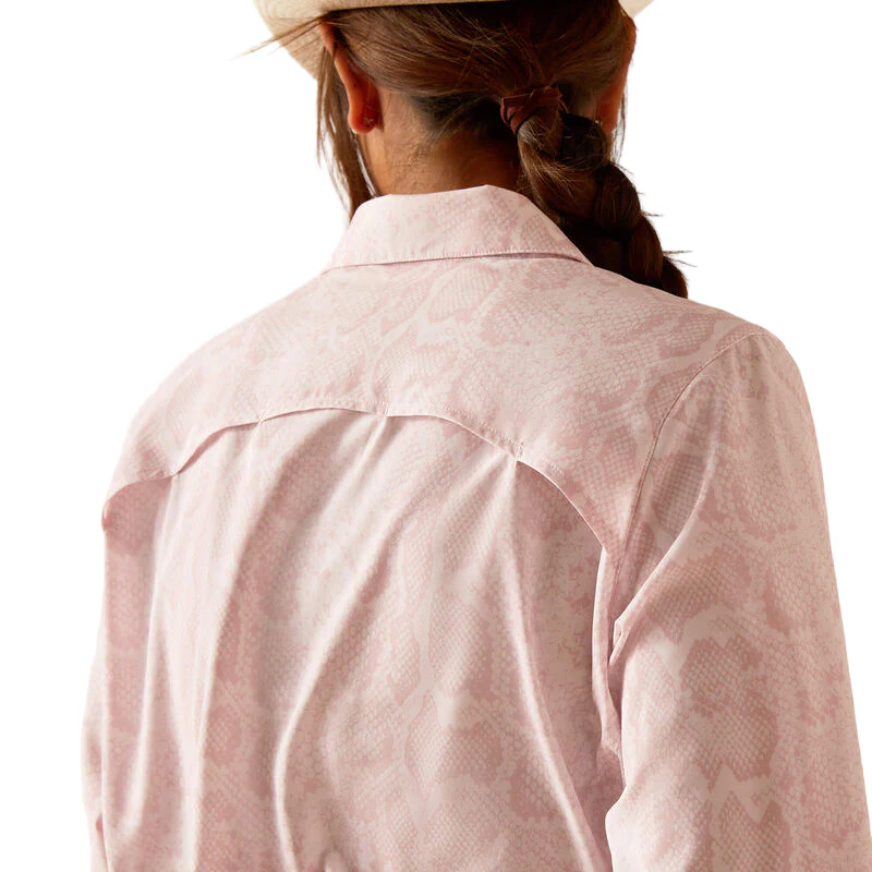 Ariat Women's VentTEK Long Sleeve Shirt - Pink Boa - Image 4