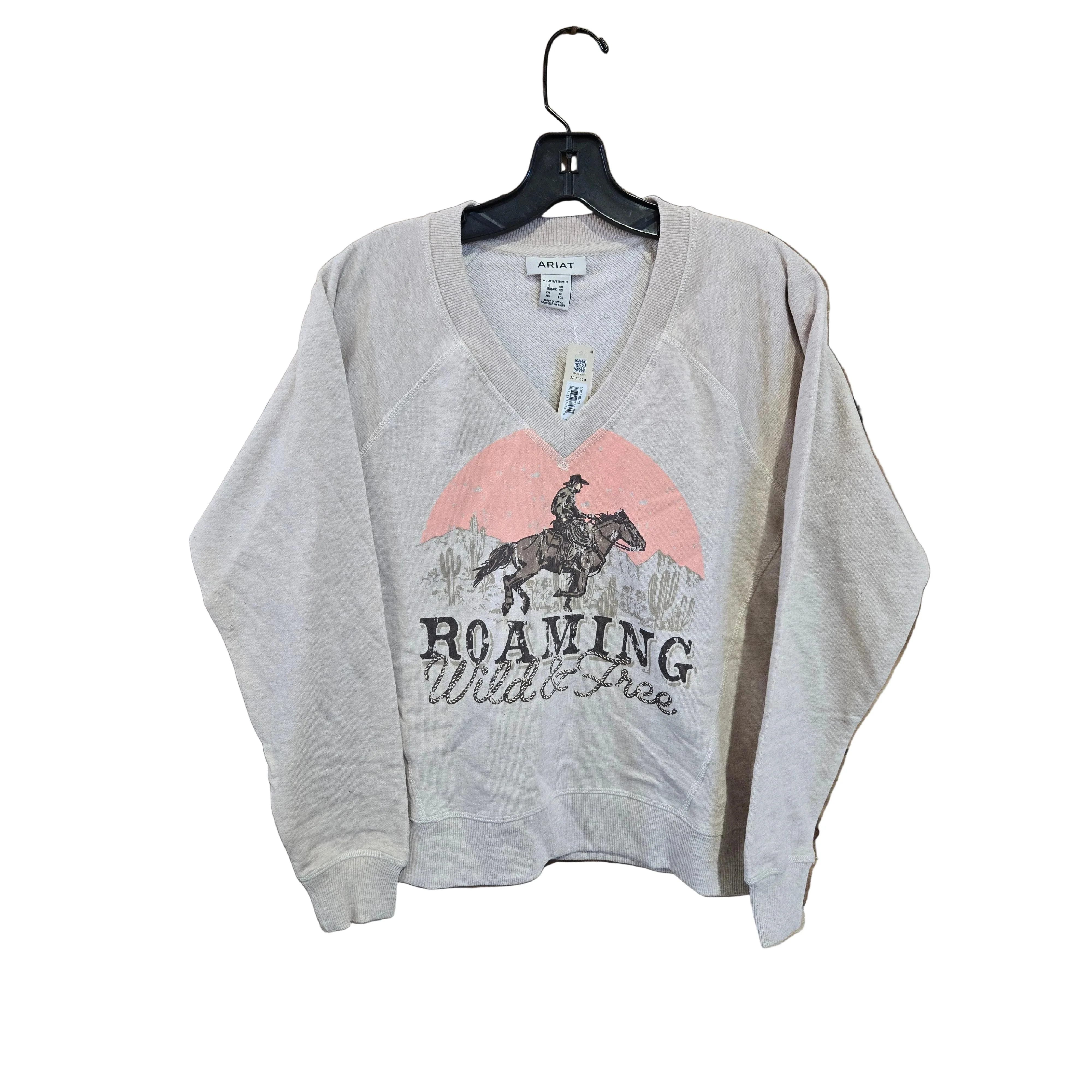 Ariat Women's Victoria Sweatshirt - Khaki Heather