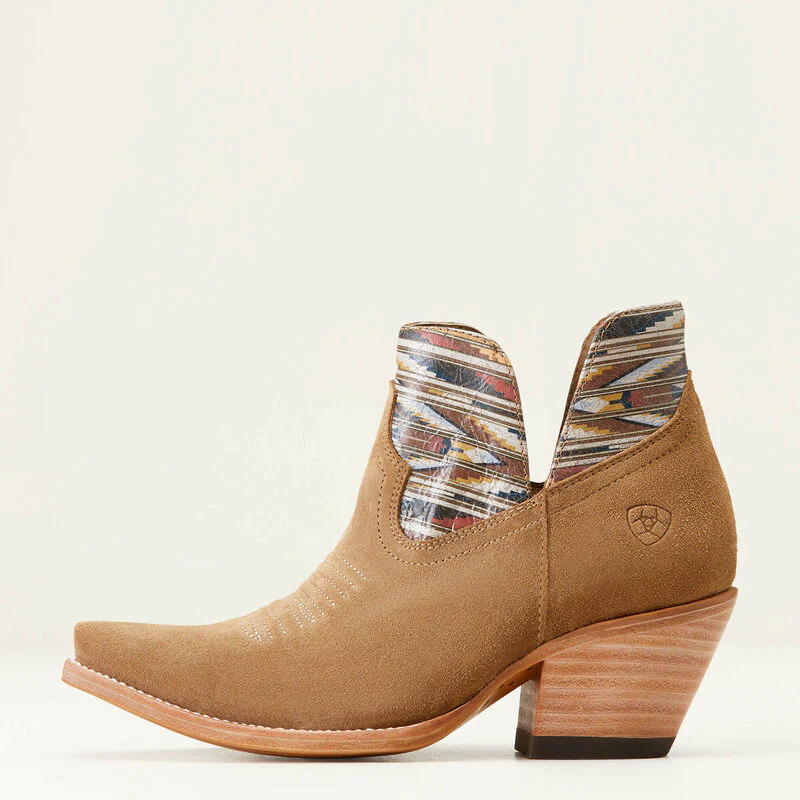 Ariat Women's Hazen Chimayo Western Boots - Dijon Roughout - Image 2