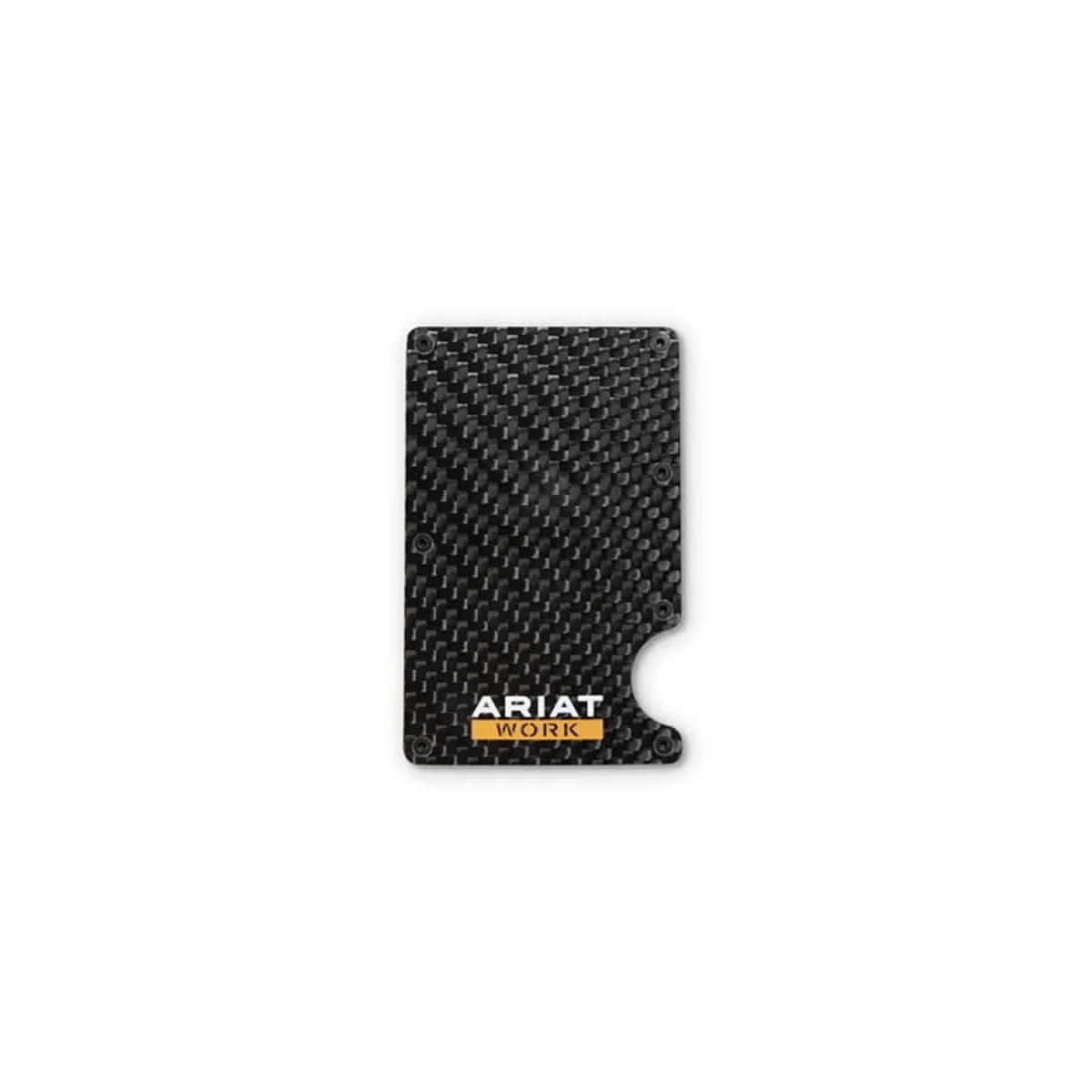 Ariat Work Wallet with Utility Carbon Fiber- Black