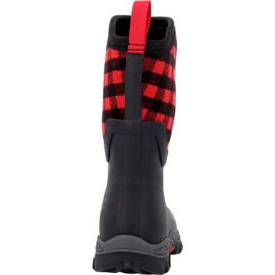 Muck Womens Arctic Sport II Mid Boots - Black/Red Plaid FINAL SALE - Image 4
