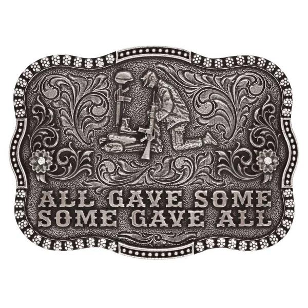 Attitude All Gave Some Remembrance Buckle