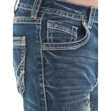 B.Tuff Men's Torque Jeans - Medium Stonewash - Image 6
