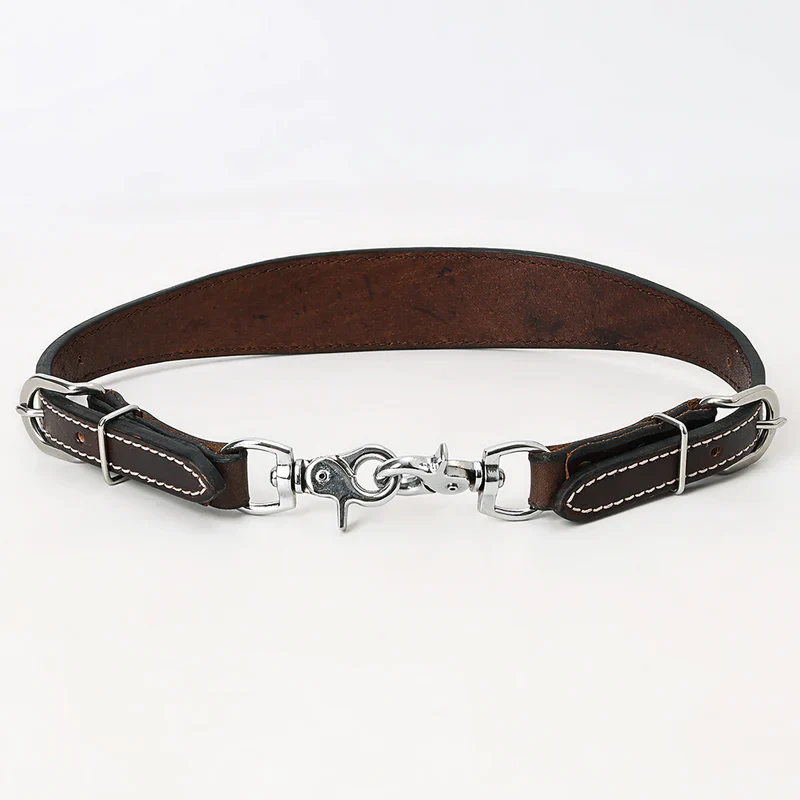 Bar H BER155-Western Leather Wither Straps - Image 2