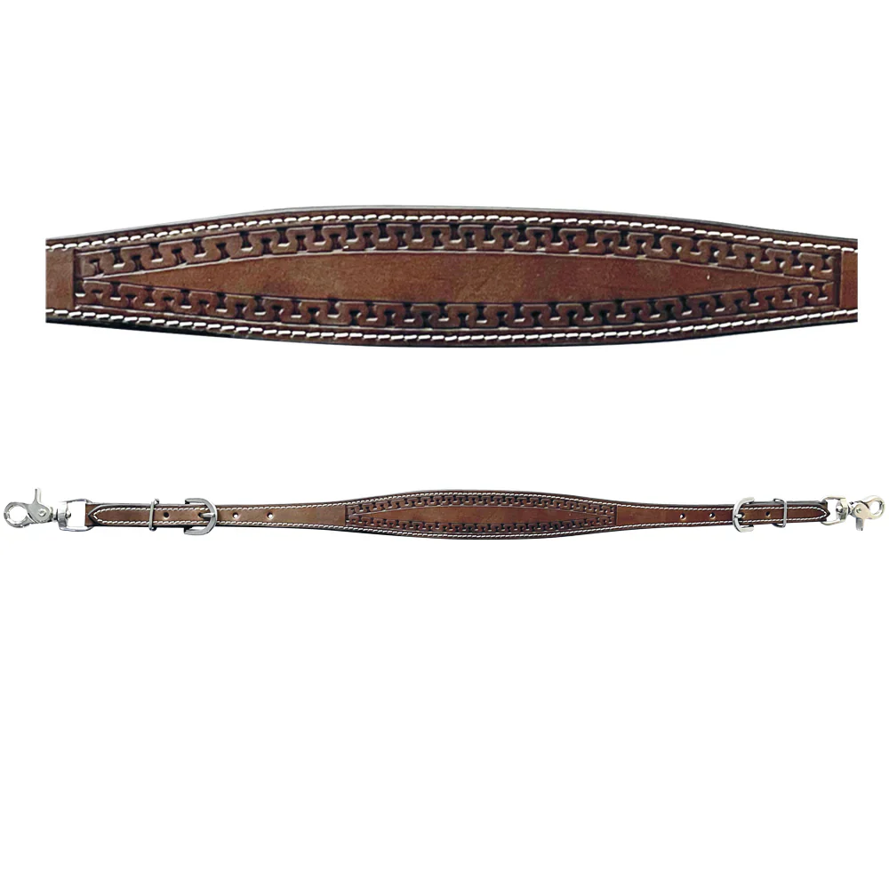 Bar H BER236-Western Leather Wither Straps