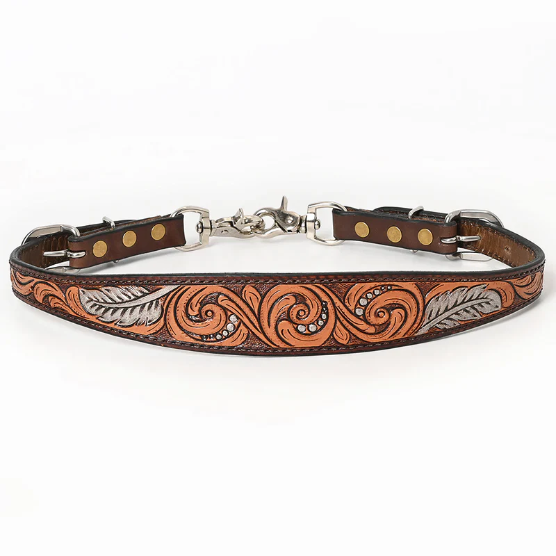 Bar H BER349-Western Leather Wither Straps