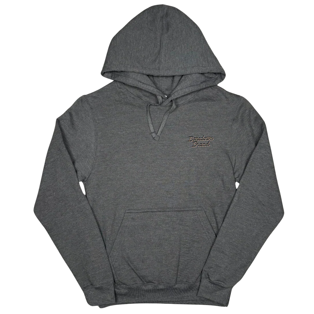 Baredown Brand Buck Off Hoodie- Heather Charcoal - Image 2