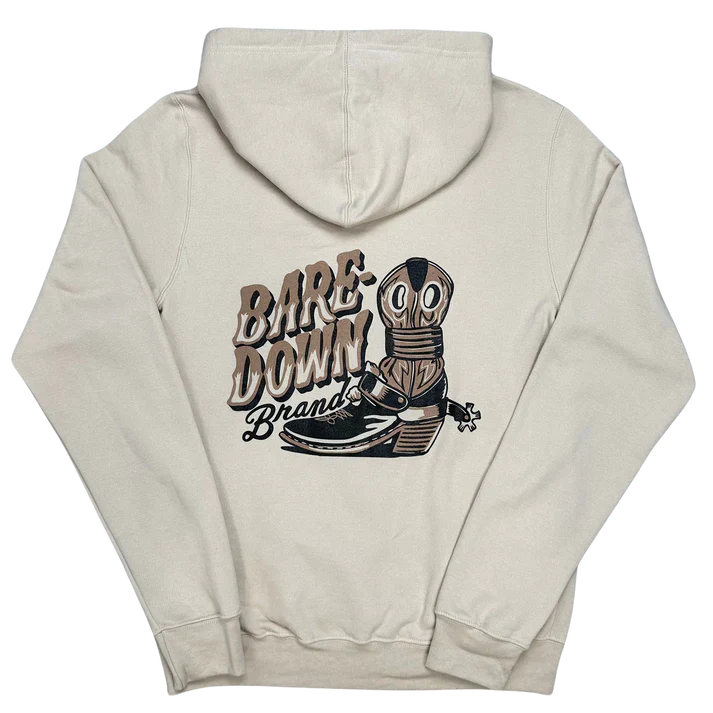 Baredown Brand Strapped-Tan Hoodie - Image 2