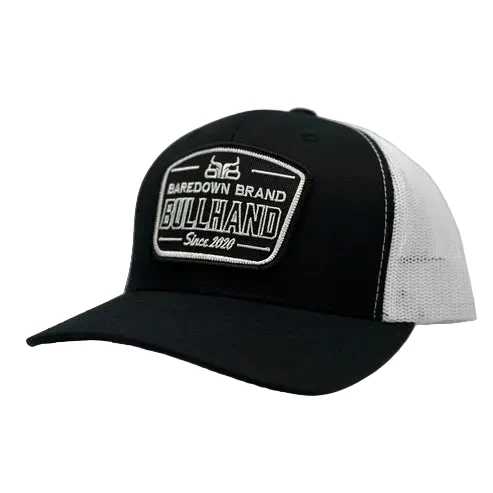 Baredown Bullhand Legacy Curved Cap - Black/White