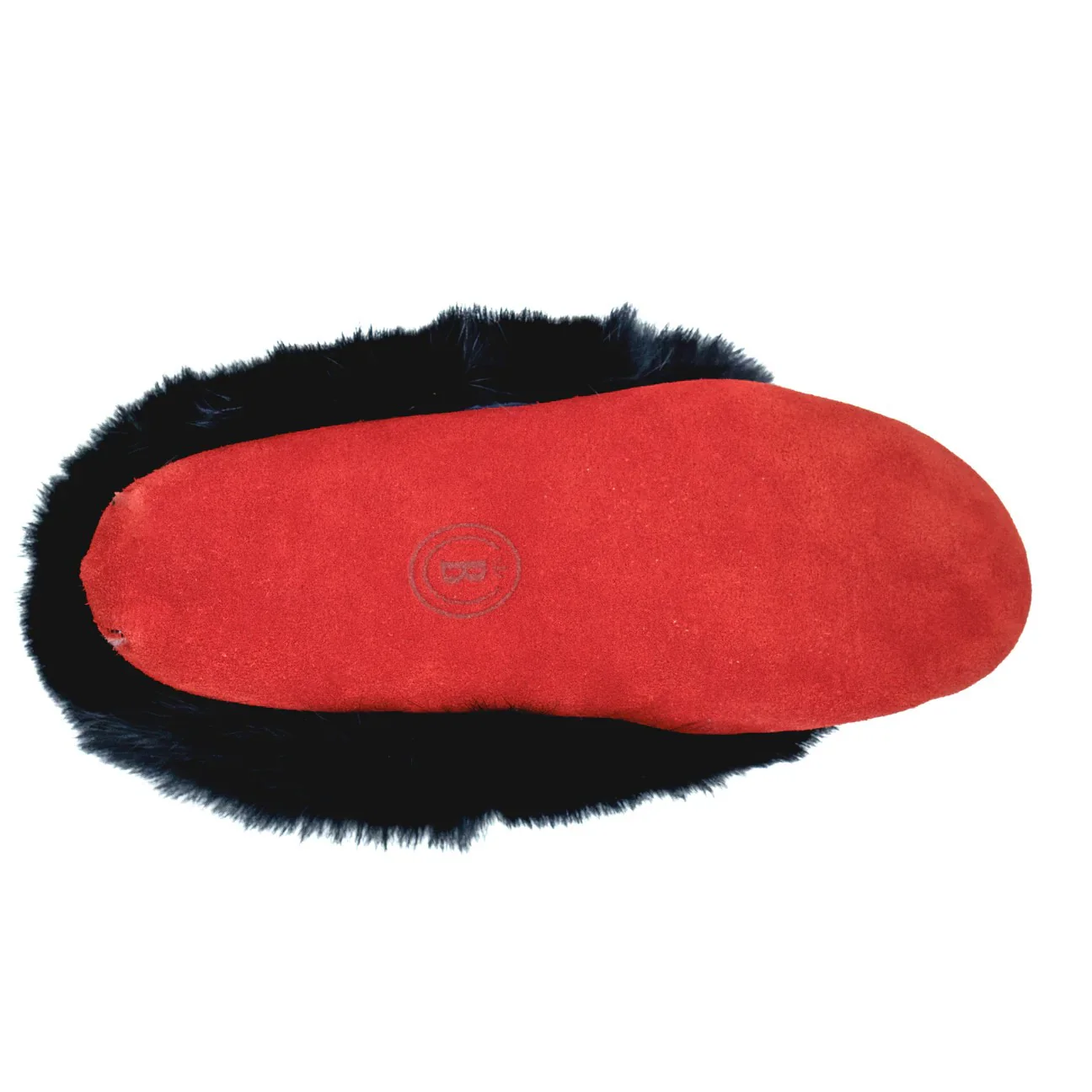 Bastien Ladies Moccasins with Black Rabbit Fur - Image 6