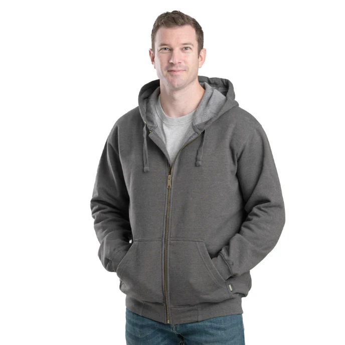 Berne Men's Heritage Full-Zip Hooded Sweatshirt - Image 3
