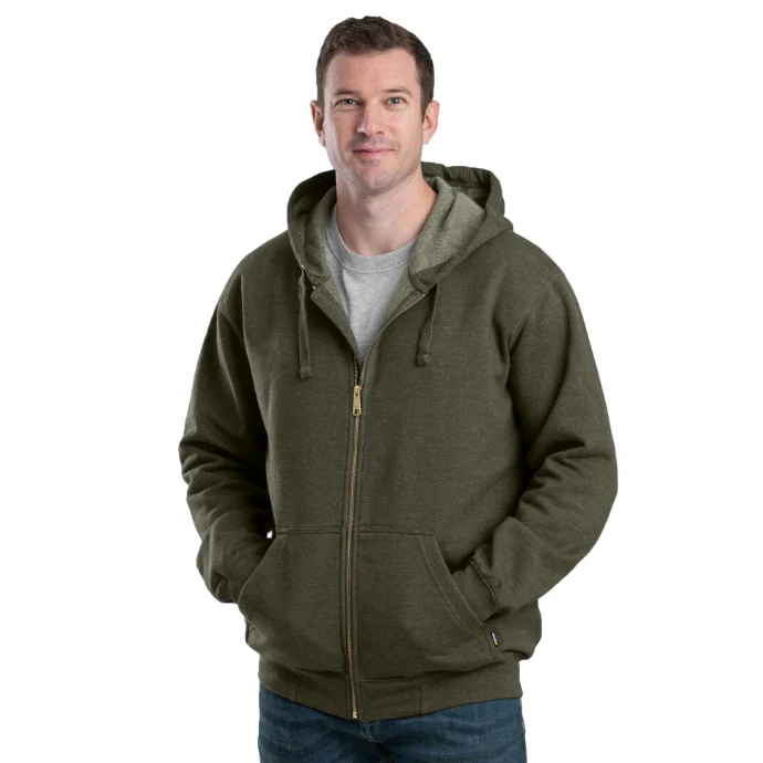 Berne Men's Heritage Full-Zip Hooded Sweatshirt - Image 5