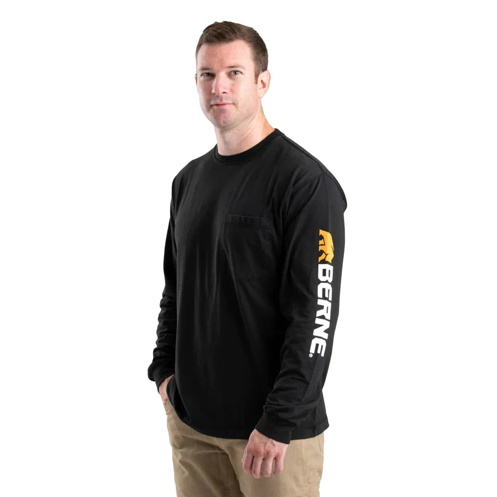Berne Men's Signature Long Sleeve Performance Shirt - Image 2