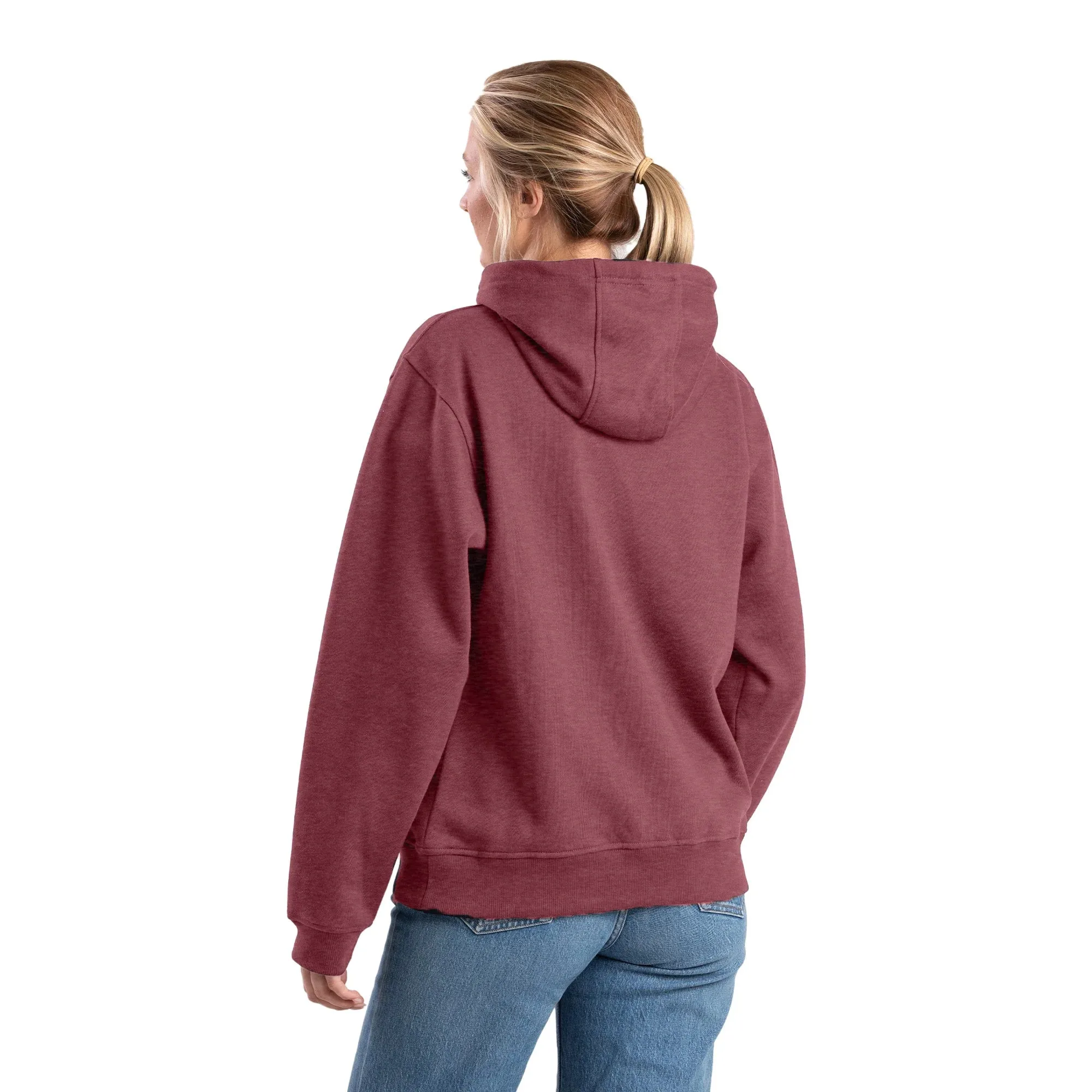 Berne Women's Heritage Zippered Pocket Hooded Pullover Sweatshirt - Image 2