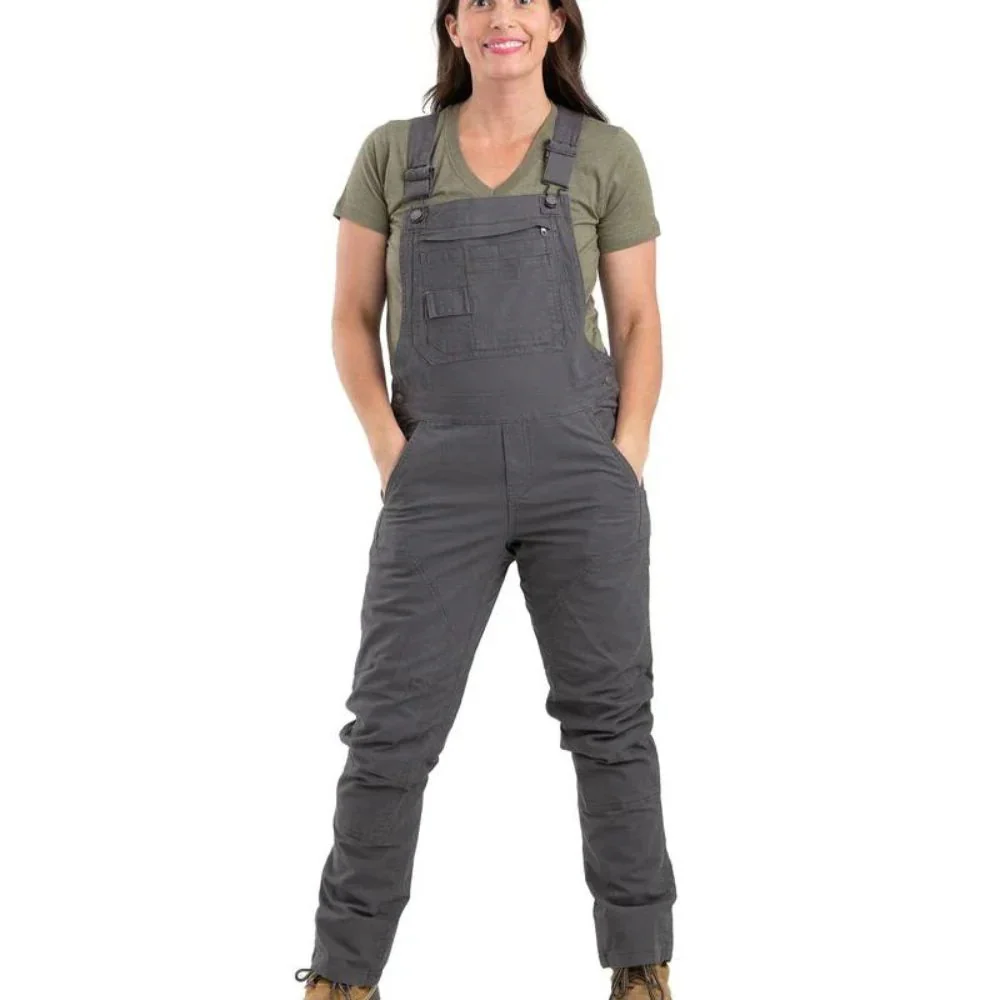 Berne Women's Unlined Stretch Duck Bib Overalls