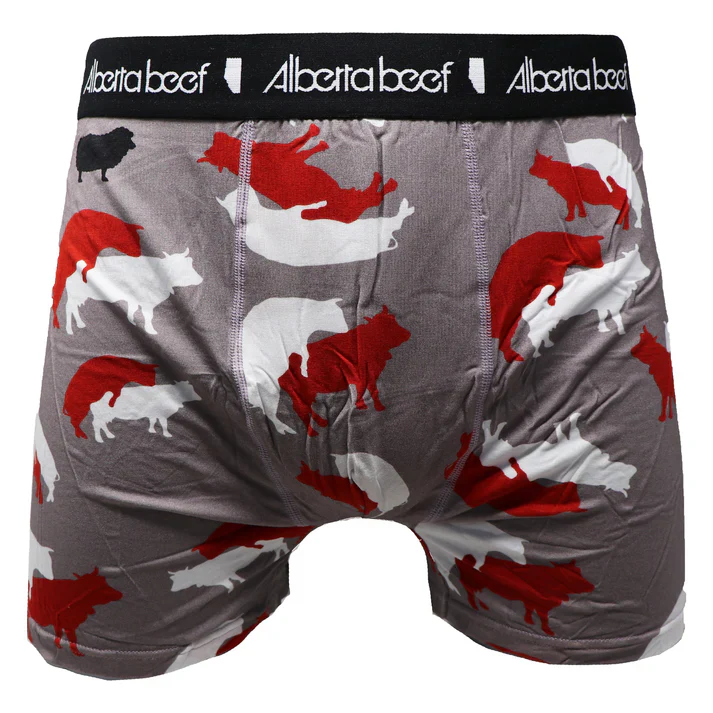 Berta Beef Men's Underwear Cowmo Sutra - Grey - Image 2