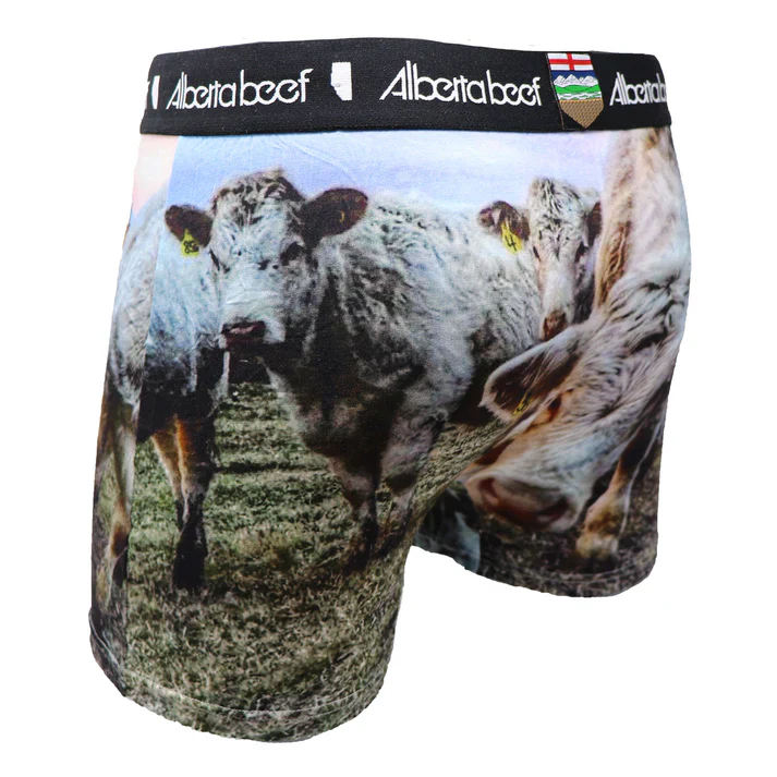 Berta Beef Men's Underwear Posse - White/Grey/Brown