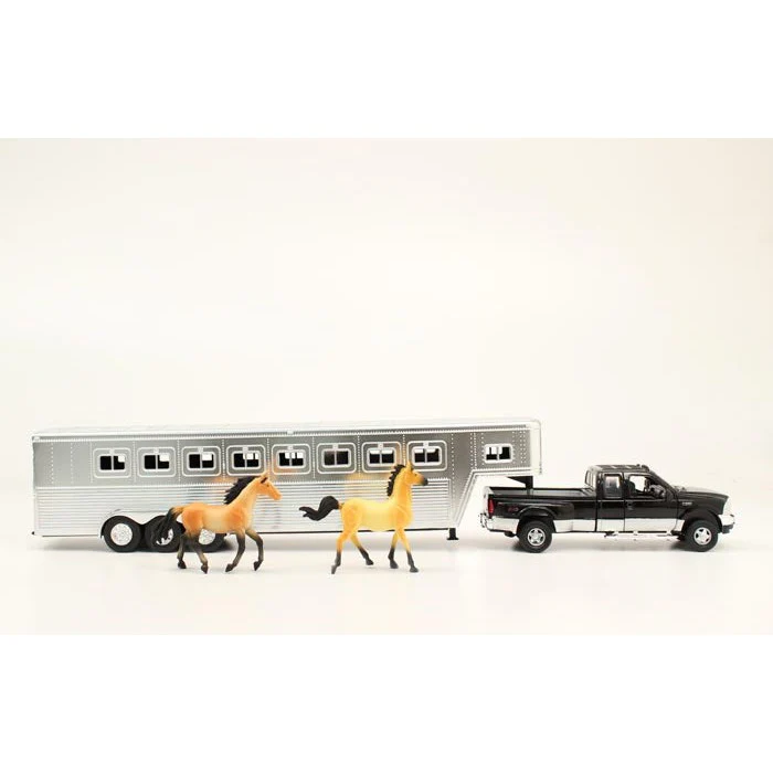 BigTime Rodeo Truck Trailer & Horse Figurine Set