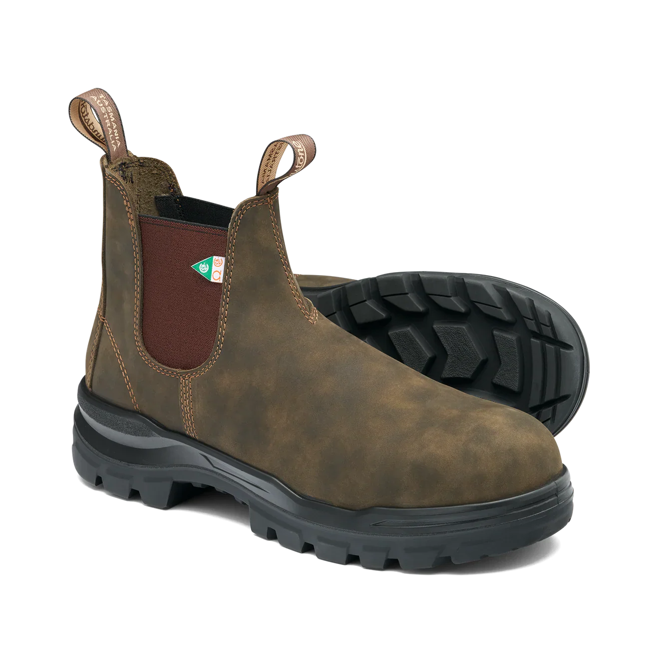 Blundstone Unisex 8302 Rotoflex Safety Boot- Rustic Brown
