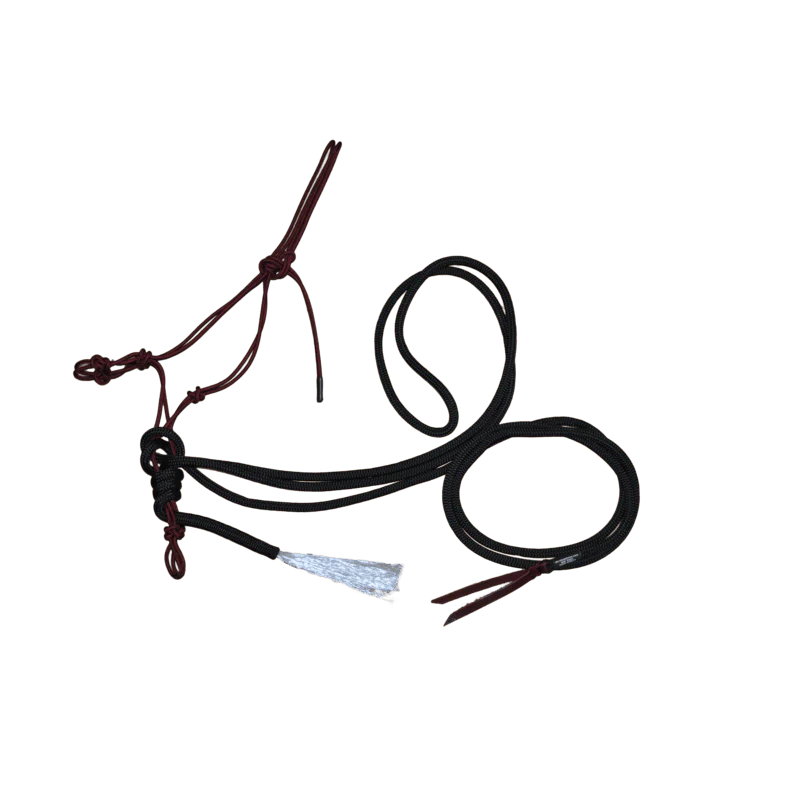 Burwash Kanga Horseman 4-Knot Hackamore W/Mecate Rein