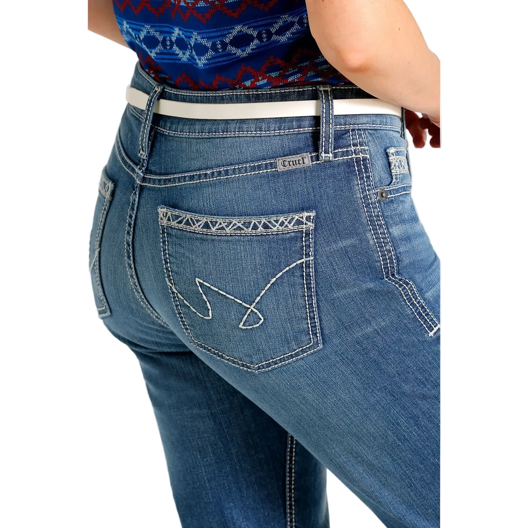 Cruel Women's Hayley Trouser Jeans - Medium Stonewash - Image 2
