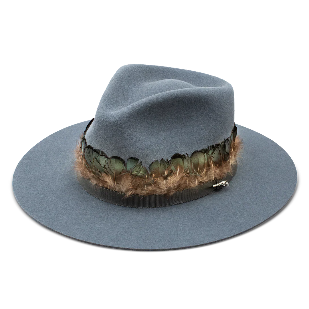 Charlie 1 Horse Two Dollar Pistol Wool Lainey Wilson Hat - Denim - Image 2