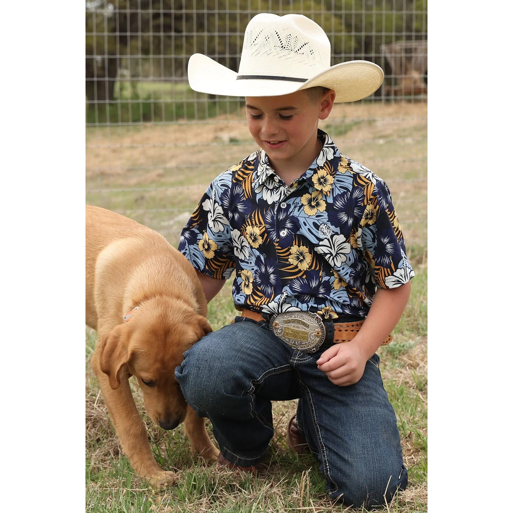 Cinch Boy's Short Sleeve Western Shirt - Multi