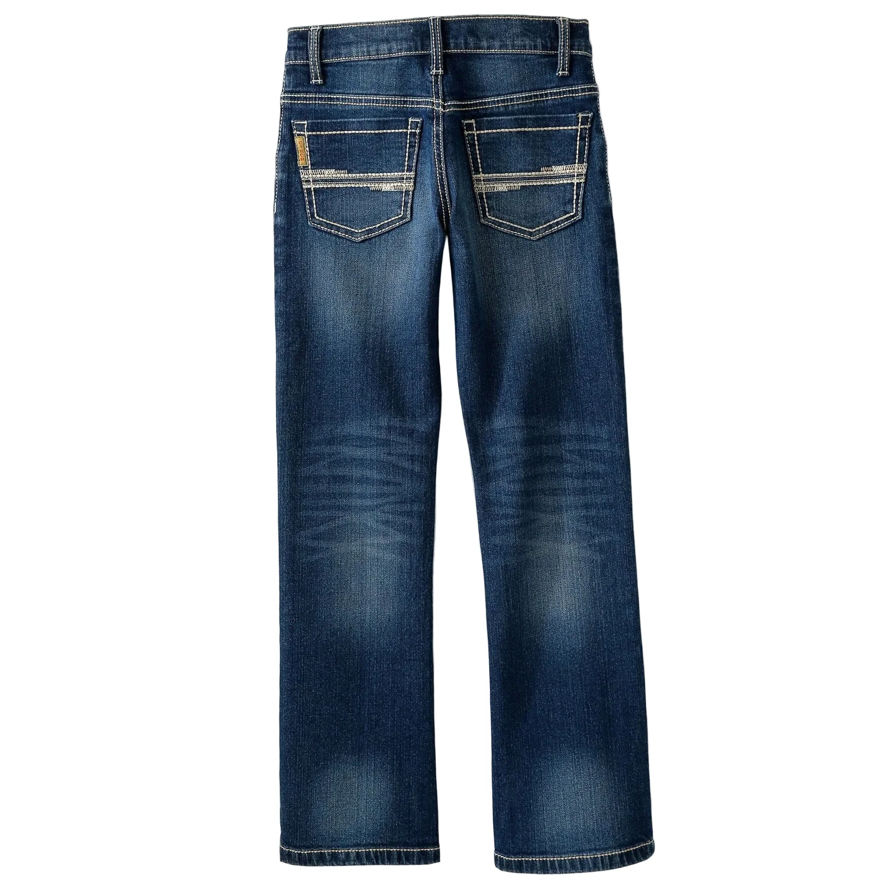 Cinch Boy's Slim Dark Stone Wash Jeans - Image 2