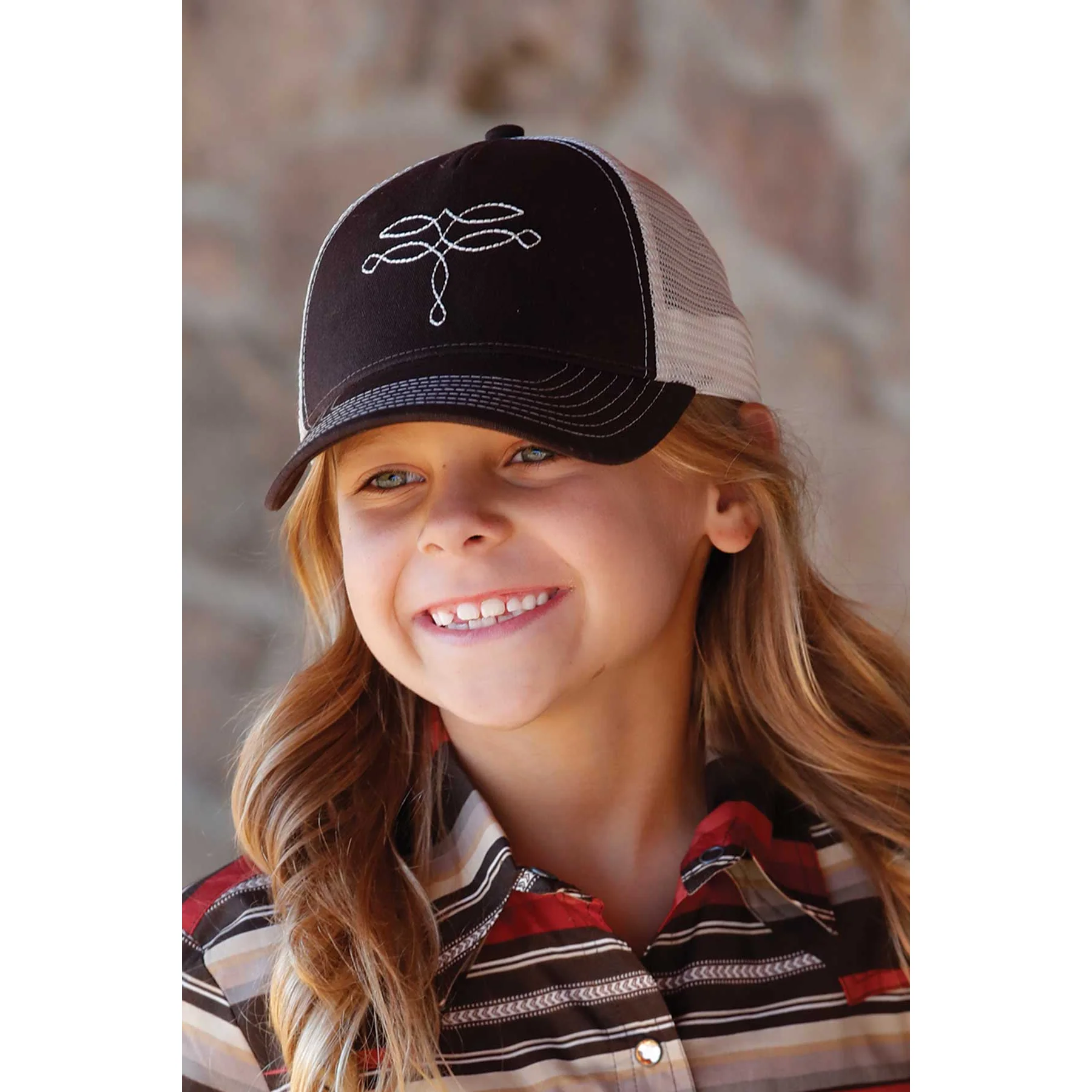 Cinch Girl's Trucker Cap - Brown
