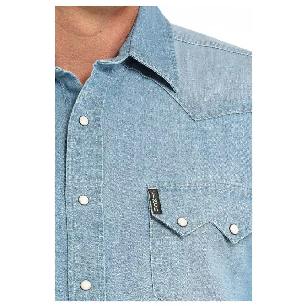 Cinch Men's Long Sleeve Denim Modern Fit Shirt - Indigo - Image 2