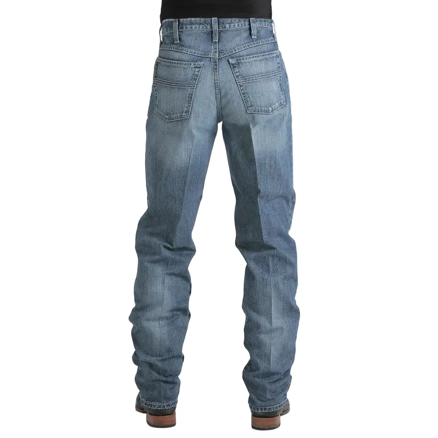 Cinch Men's Black Label 2.0 Rigid Jeans- Medium Stone - Image 2