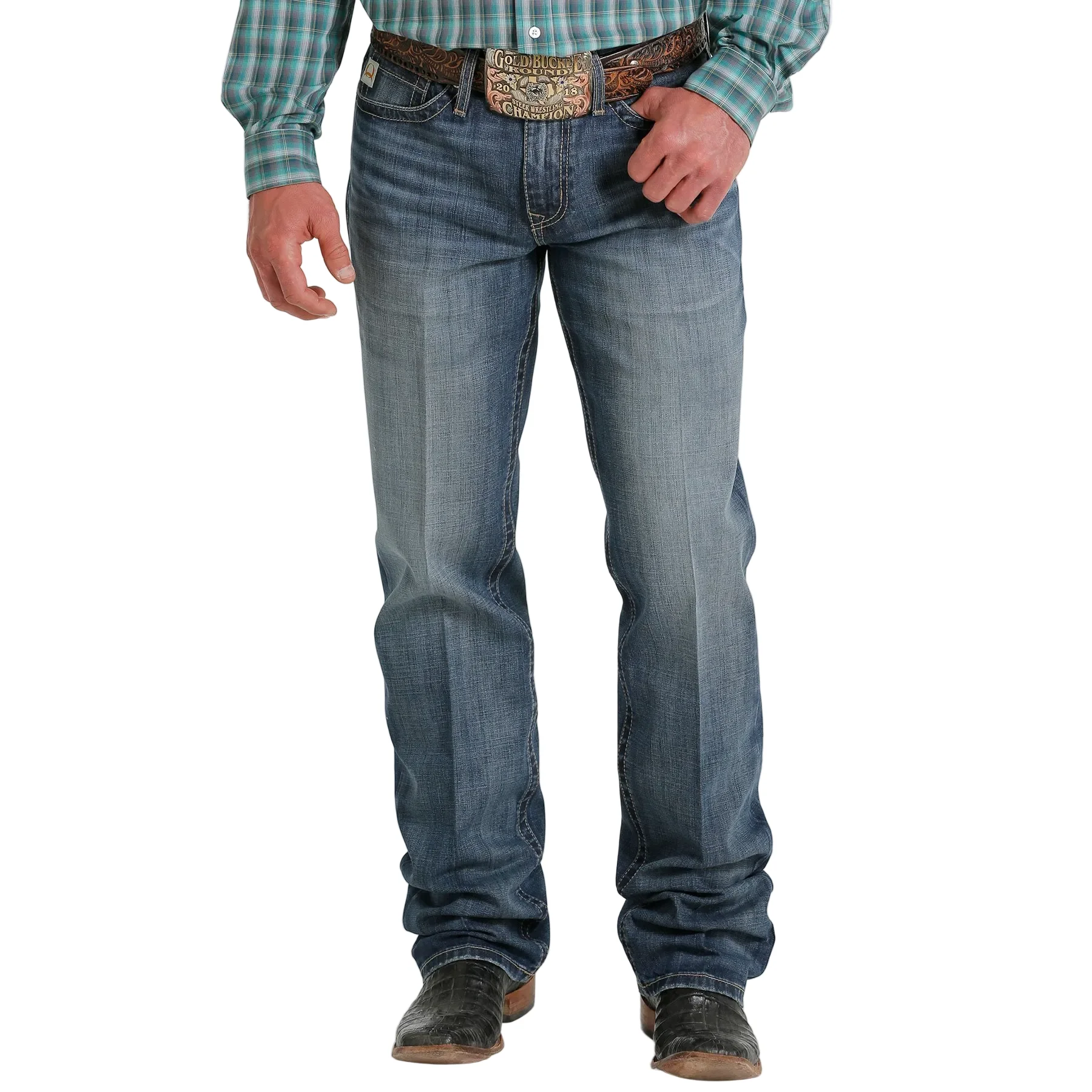 Cinch Men's Relaxed Fit Grant Jeans - Dark Stonewash