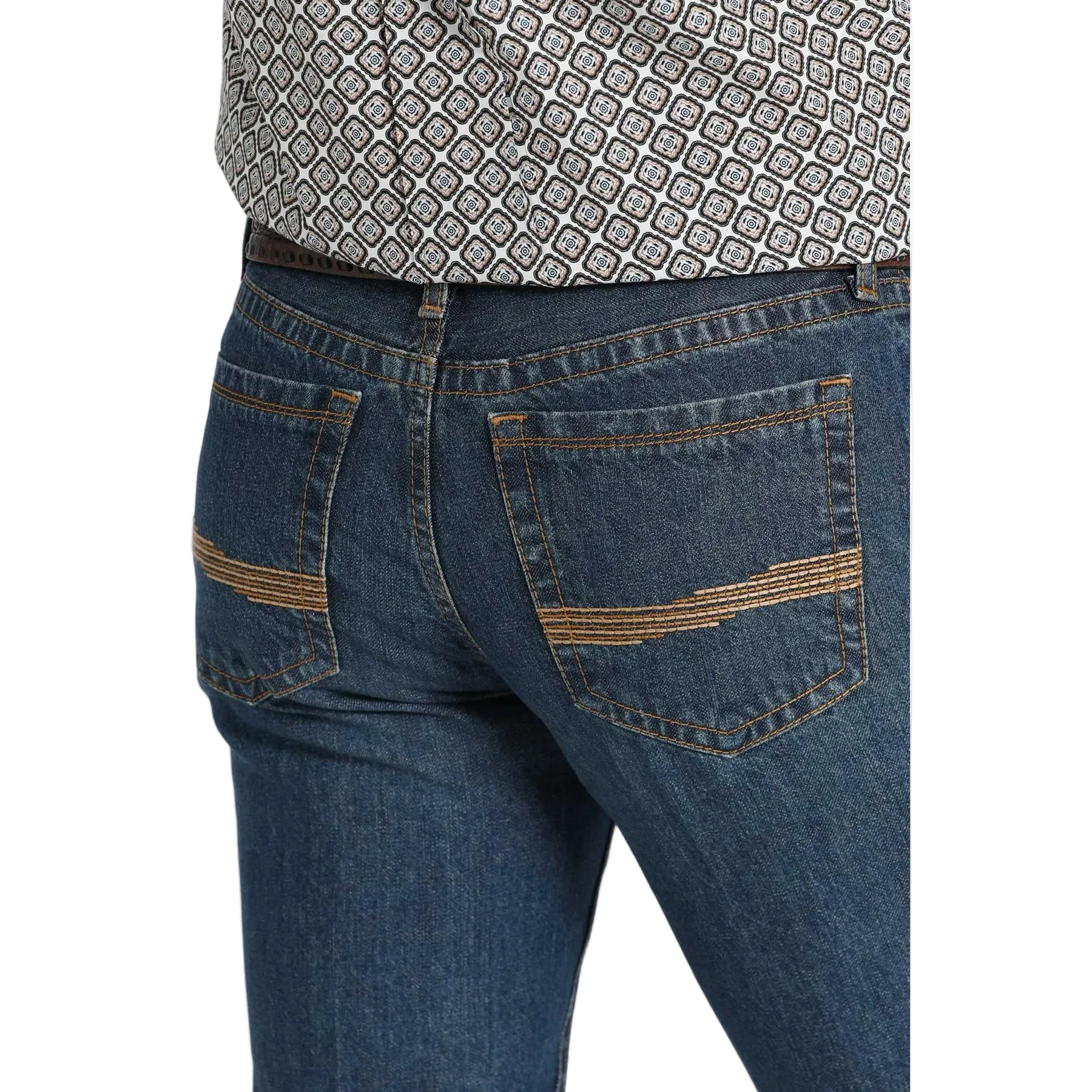 Cinch Men's Ian Mid Rise Slim Boot Jeans - Dark Stone - Image 2
