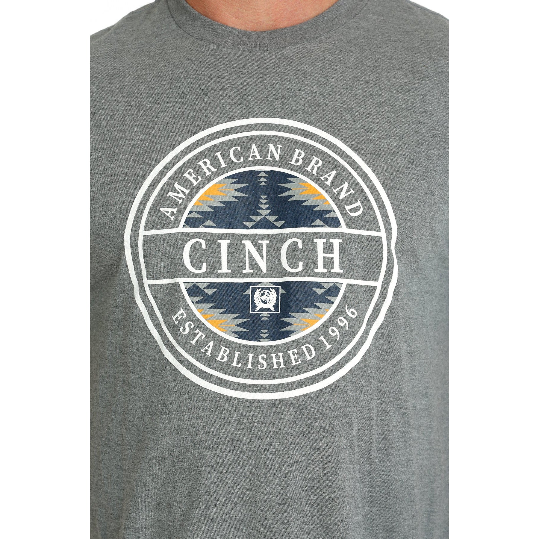 Cinch Men's Short Sleeve Tee - Grey - Image 2