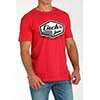Cinch Men's Short Sleeve Tee Shirt - Red - Image 3