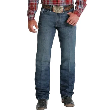 **Cinch Men's Silver Label Slim Fit Jeans - Dark Stonewash