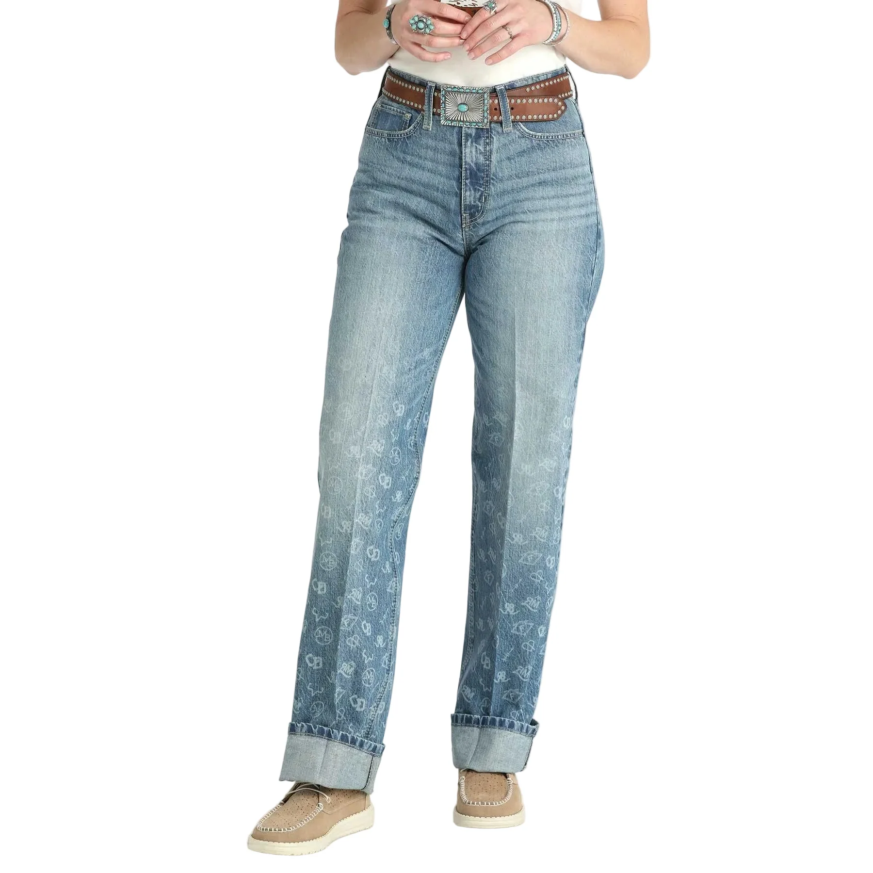 Cinch Women's Casey Medium Stone Jeans - Indigo