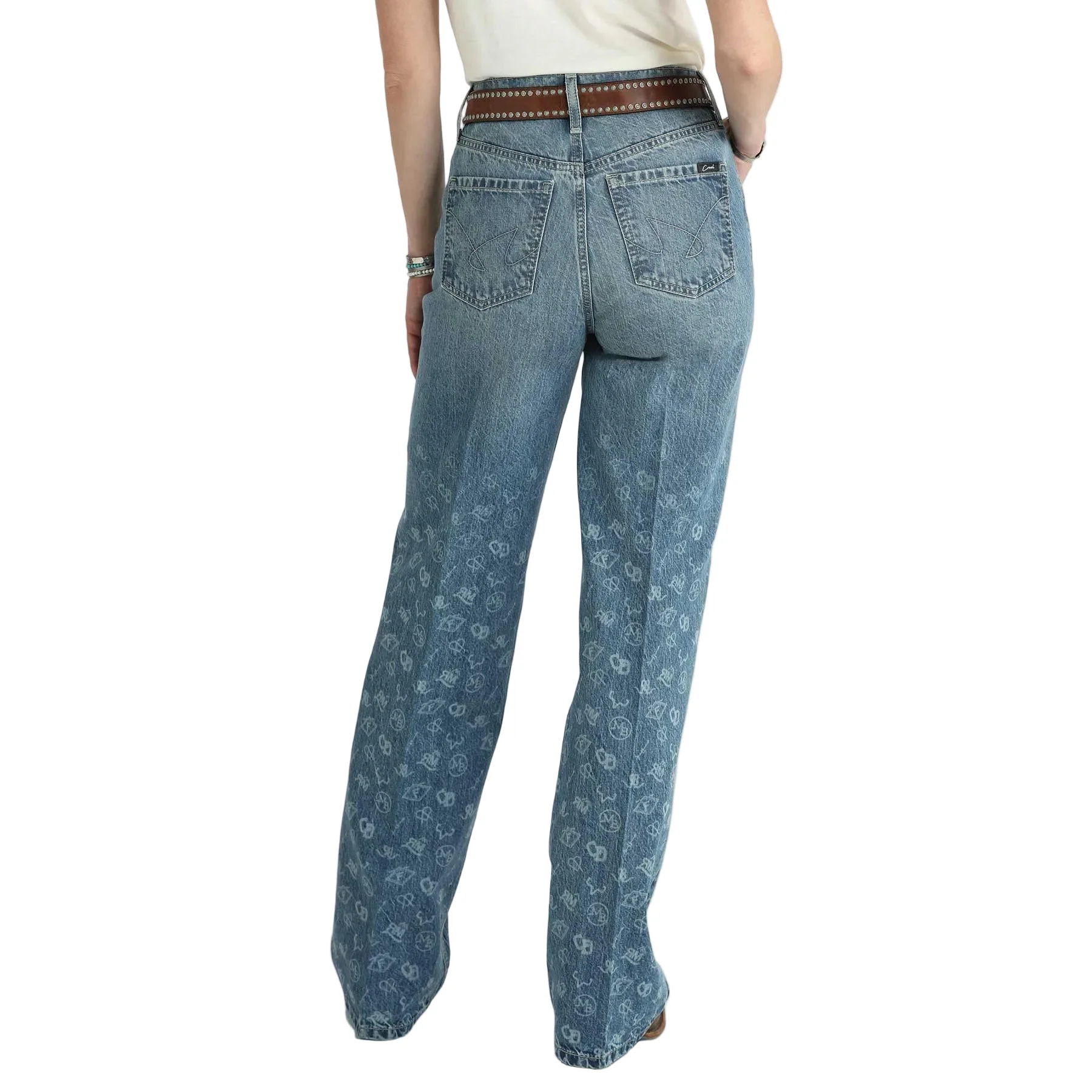 Cinch Women's Casey Medium Stone Jeans - Indigo - Image 3