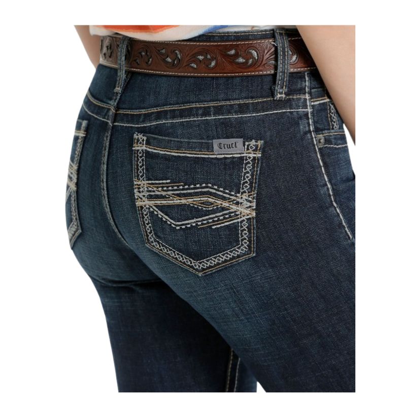 Cruel Women's Hannah Jeans - Dark Stonewash - Image 2