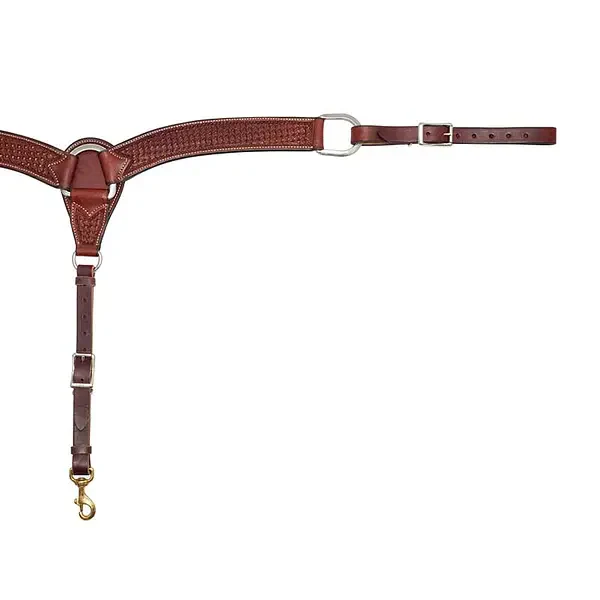 Collar Breast Rosewood 2" Spider Stamp
